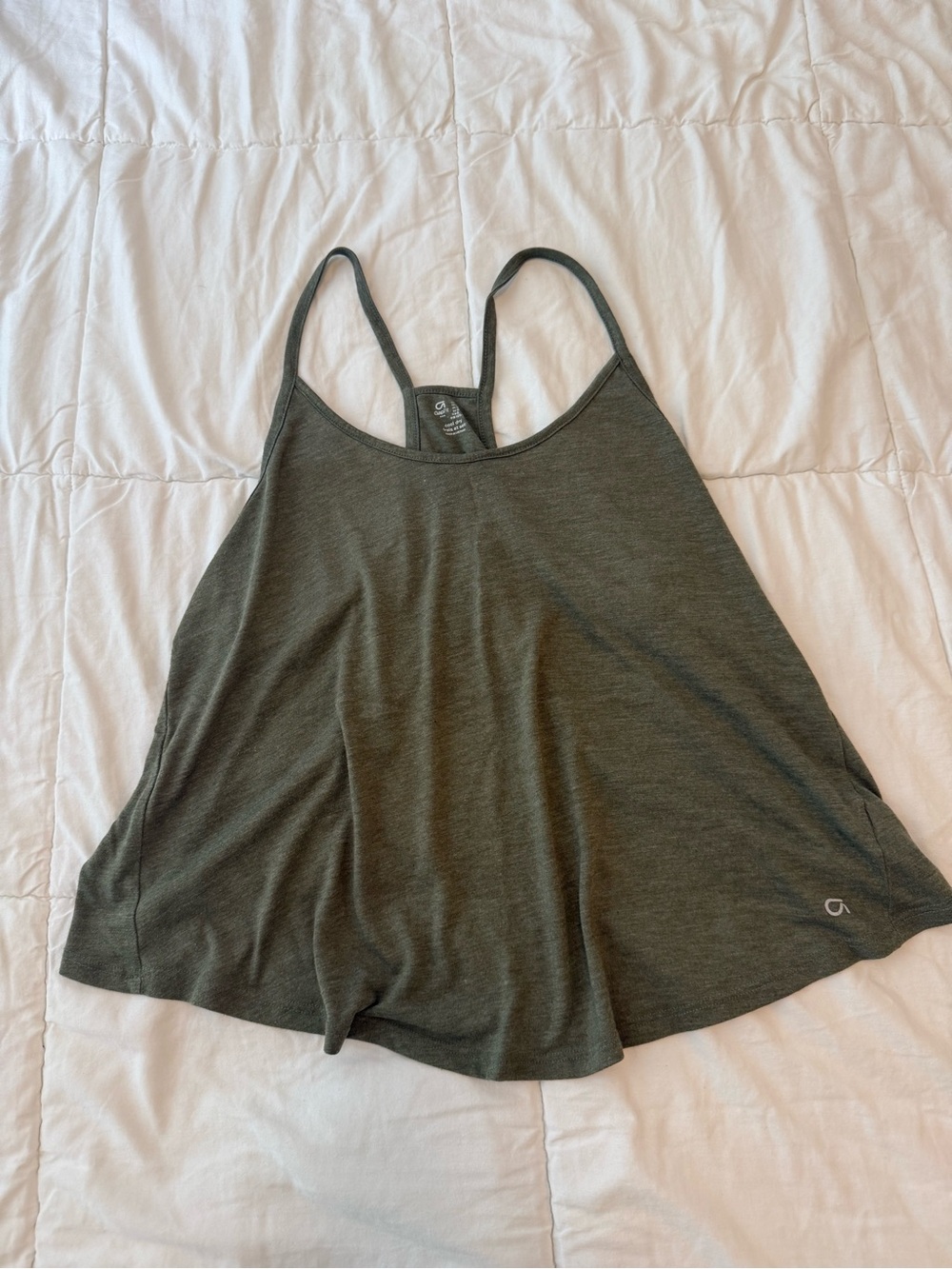 GAP Olive Green Swing Racerback Tank